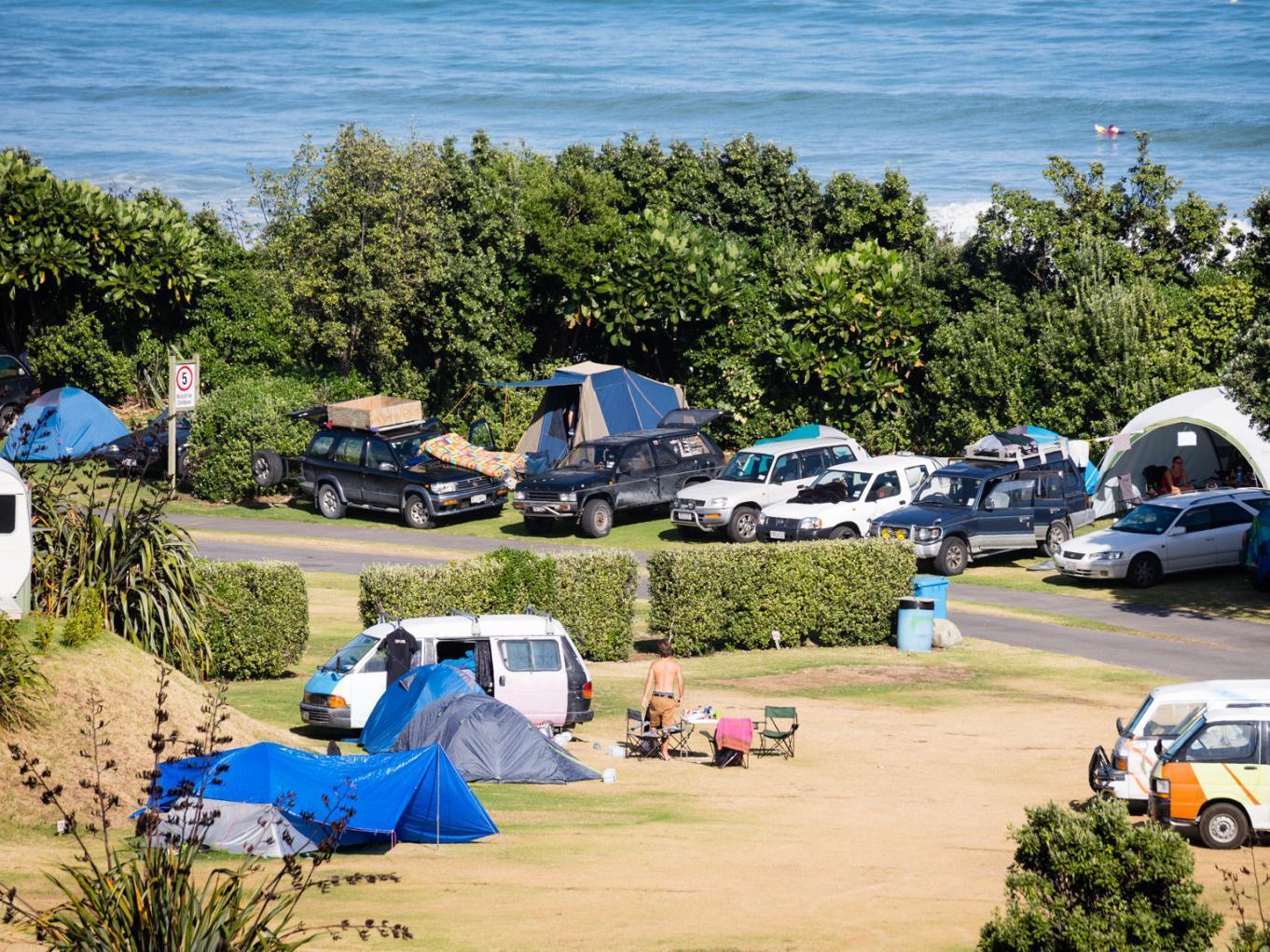 Fitzroy Beach Holiday Park نيو بلايموث المظهر الخارجي الصورة